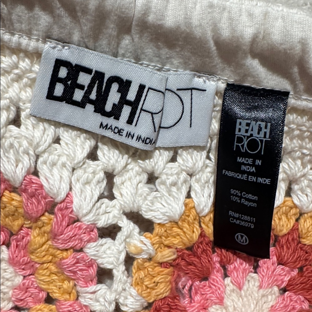 NWT Beach Riot Eliza Crochet Skirt Set S/M - Picture 4 of 5
